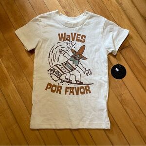 NWT Tiny Whales Surfin’ Sombrero Tee